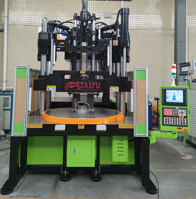 超低工作臺立式轉盤注塑機